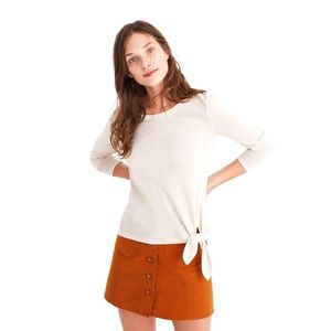 Madewell Soundcheck Side-Tie Tee